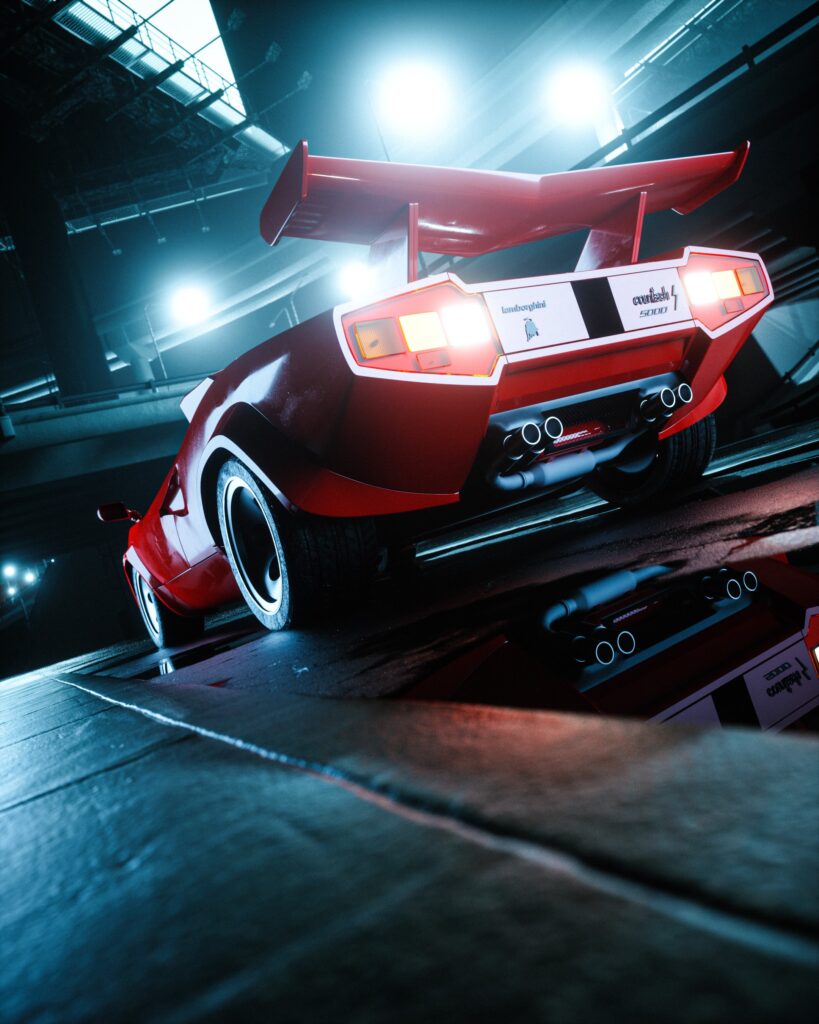 Detailed sports car…