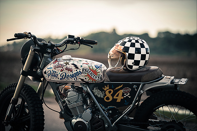 Retro motorcycle